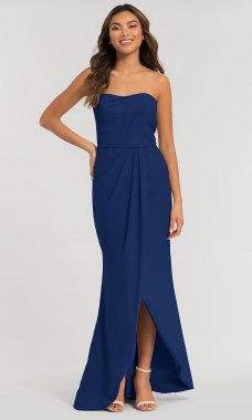 High-Low Bridesmaid Dress with Removable KL-200050-v