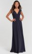 Long Ruched-Bodice Bridesmaid Dress KL-200061