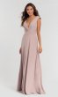 Long Ruched-Bodice Bridesmaid Dress KL-200061