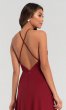Long Bridesmaid Dress with Strappy Open Back KL-200062