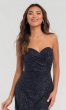 Strapless Long Glitter Bridesmaid Dress KL-200069