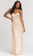Strapless Long Glitter Bridesmaid Dress KL-200069