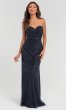 Strapless Long Glitter Bridesmaid Dress KL-200069