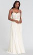 Embroidered-Bodice Long Bridesmaid Dress KL-200111