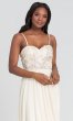 Embroidered-Bodice Long Bridesmaid Dress KL-200111