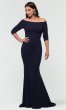 Off-the-Shoulder Long Bridesmaid Dress KL-200118