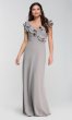 Ruffled V-Neck Long Bridesmaid Dress KL-200119