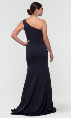 One-Shoulder Long Bridesmaid Dress by KL-200122
