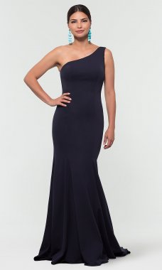 One-Shoulder Long Bridesmaid Dress by KL-200122