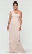 One-Shoulder Long Chiffon Bridesmaid Dress KL-200124