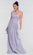 One-Shoulder Long Chiffon Bridesmaid Dress KL-200124