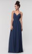 V-Neck Long Chiffon Bridesmaid Dress by KL-200128