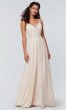 V-Neck Long Chiffon Bridesmaid Dress by KL-200128