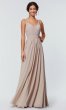 V-Neck Long Chiffon Bridesmaid Dress by KL-200128