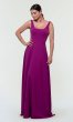 Long Brushed-Satin Bridesmaid Dress KL-200130