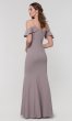 Ruffled-Cold-Shoulder Long Bridesmaid Dress KL-200141