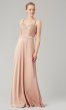 Long Lace-Bodice Bridesmaid Dress by KL-200147