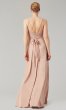 Long Lace-Bodice Bridesmaid Dress by KL-200147