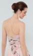 Mauve Floral-Print Long Bridesmaid Dress by KL-200170