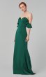 Off-the-Shoulder Long Satin Bridesmaid Dress KL-200171