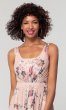 Floral-Print Mauve Rose Bridesmaid Dress by KL-200186