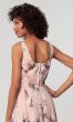 Floral-Print Mauve Rose Bridesmaid Dress by KL-200186