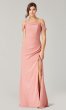 Cold-Shoulder Chiffon Bridesmaid Dress KL-200194