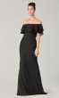 Long Strapless Bridesmaid Dress with Ruffles KL-200198