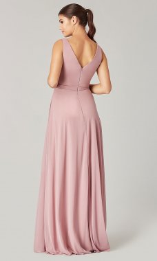 Long V-Neck Bridesmaid Dress KL-200200