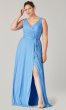 Long V-Neck Bridesmaid Dress KL-200200