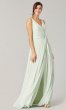 Long V-Neck Bridesmaid Dress KL-200200