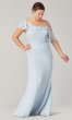 Long One-Shoulder Chiffon Bridesmaid Dress KL-200203