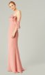 Long One-Shoulder Chiffon Bridesmaid Dress KL-200203