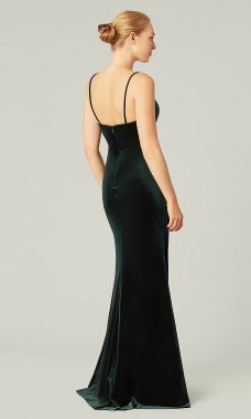 Long Emerald Green Bridesmaid Dress by KL-200211e