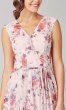 Floral Print Long Bridesmaid Dress KL-200217