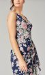 Print V-Neck Bridesmaids Dress by KL-200224