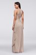 Extra Length Mesh Dress with Illusion Neckline 4XLF15662