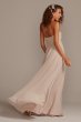 Spaghetti Strap Full Skirt Tall Bridesmaid Dress 4XLF20064