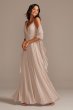 Spaghetti Strap Full Skirt Tall Bridesmaid Dress 4XLF20064