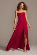 Crepe-Back Satin Strapless Tall Bridesmaid Dress 4XLF20097