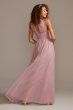 Sleeveless Embroidered Net Tall Bridesmaid Dress 4XLF20122