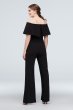 Off-the-Shoulder Flounce Top Jumpsuit 650527
