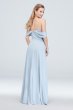 Off the Shoulder Pleated Bodice Gown with Slit Sequin Hearts 7147GG8S