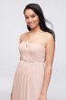 Embellished-Waist Short Mesh Bridesmaid Dress AP1E200007