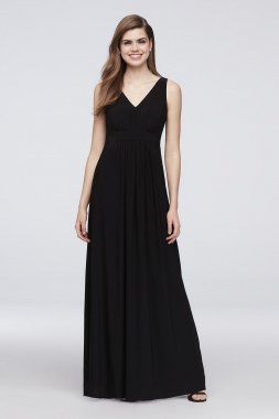 Jersey Bridesmaid Dress with Sequin Back AP2E202813