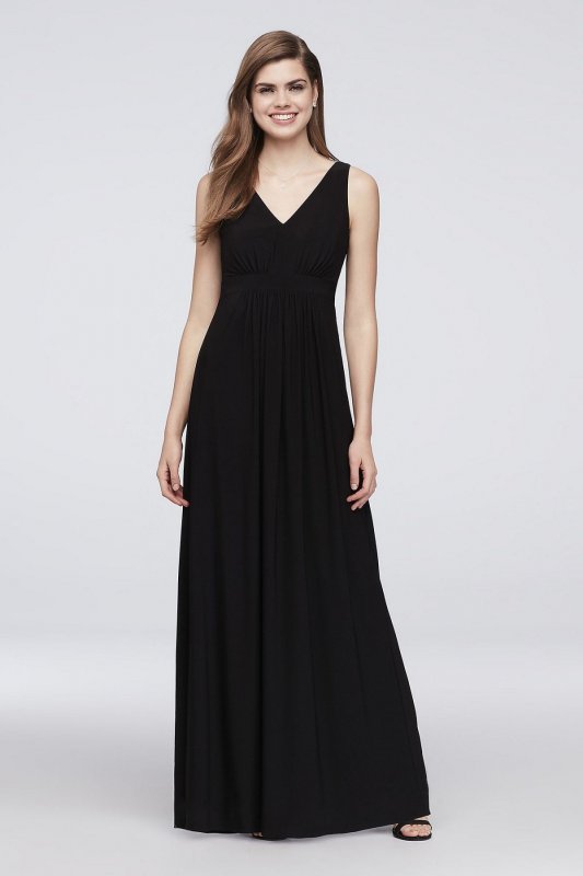 Jersey Bridesmaid Dress with Sequin Back AP2E202813