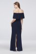 Off-the-Shoulder Jersey Bridesmaid Dress AP2E203340