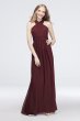 Cross-Front Chiffon Bridesmaid Dress AP2E203341