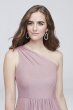 One-Shoulder Textured Foiled Jersey A-Line Dress AP2E204376