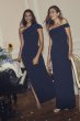 Ruched One-Shoulder Stretch Crepe Dress AP2E205030